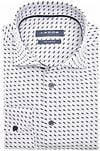Ledub Overhemd Print Wit Multicolour  0142052-911196 kopen | Suitable