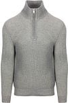 Marc O'Polo Halfzip Rib Grey order online | Suitable