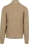No Excess Half Zip Pullover Structure Melange Beige Product / Achterkant