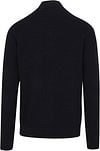 No Excess Strickjacke Texturiert Marineblau Product / Achterkant