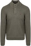 NZA Pullover Mocker Conor Melange Army Grey 25HN475-1764 order online | Suitable