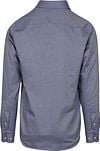 Steppin' Out Hemd Oxford Melange Blau Product / Achterkant