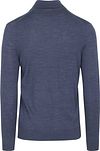 Suitable Cardigan Merino Denim Blue Product / Achterkant