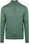 Suitable Merino Half Zip Sweater Mid Green PU-MRI-HZ-25-MG order online | Suitable