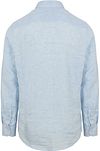 Suitable Shirt Linen Light Blue Product / Achterkant