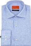 Suitable Shirt Linen Light Blue Model / Voorkant