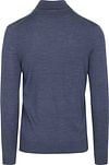 Suitable Cardigan Merino Denim Blauw Product / Achterkant