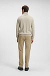 BOSS Rollneck Pullover Akiro Beige Model / Achterkant
