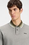 BOSS Poloshirt Green Model / Detail