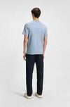 BOSS T-shirt Tales Open Blue Model / Achterkant