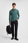 BOSS Passerby Poloshirt Dark Green  Model / Voorkant