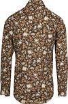 Suitable Shirt Paisley Green Beige Product / Achterkant