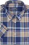 Ledub Short Sleeve Shirt Blue Checks 0141825-176000 order online | Suitable