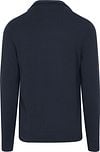 McGregor Half Zip Trui Merinowol Navy Product / Achterkant