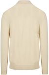 Profuomo Half Zip Pullover Luxury Ecru Product / Achterkant