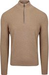 Suitable Half Zip Pullover Structure Beige PU-MO-SLUB-24 FCD15973 order online | Suitable