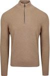 Suitable Half Zip Trui Structuur Beige PU-MO-SLUB-24 FCD15973 kopen | Suitable