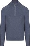Suitable Half Zip Trui Wol Blend Donkerblauw PU-COWO-HZ-24 195421 Navy kopen | Suitable