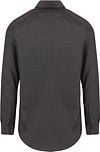 Suitable Twill Overhemd Antraciet Product / Achterkant