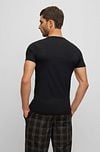 BOSS T-shirt Modern 2-Pack Zwart Model / Achterkant