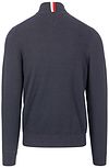 Tommy Hilfiger Half Zip Pull Structure Marine Product / Achterkant