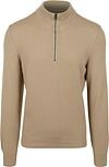 BOSS Ebrando-P Half Zip Sweater Beige 50505997-275 order online | Suitable