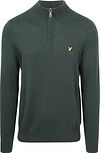 Lyle & Scott Half Zip Pullover Merino Wool Dark Green KN2112V-X311 order online | Suitable