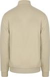 Lyle & Scott Sweat Half Zip Greige Product / Achterkant
