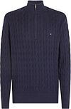 Tommy Hilfiger Half Zip Pull Cable Marine MW0MW36532-DW5 commander en ligne | Suitable