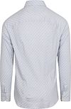 Desoto Chemise Impression Fleurs Bleu Clair Product / Achterkant