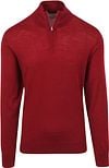 King Essentials The Michael Half Zip Pull Merino Rood KM111030003-R001T kopen | Suitable