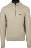 NZA Half Zip Sweater Christopher Melange Sand order online | 24HN414-1116 | Suitable Spain