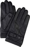 Profuomo Gants Laine Noir Cuir PPVG30003A-A commander en ligne | Suitable