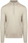 Profuomo Half Zip Pullover Merino Wool Beige PP2J00012D-F order online | Suitable