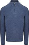 Steppin' Out Half Zip Pullover Lambswool Mid Blue SM1204.0002-2002 order online | Suitable