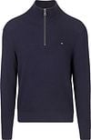 Tommy Hilfiger Half Zip Cable Pullover Navy MW0MW36527-DW5 order online | Suitable