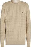Tommy Hilfiger Pullover Cable Beige MW0MW33132-RBT order online | Suitable