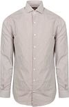 Steppin' Out Chemise Rayures Marron commander en ligne | SH-STEPP-CaW-07 Pin Stripe Brown | Suitable Luxembourg