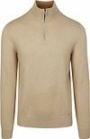 Steppin' Out Half-Zip Trui Cotton Cashmere Sand PU-HZ-COCASH-STEPP-SAND kopen | Suitable