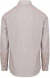 Steppin' Out Hemd Streep Bruin Product / Achterkant