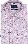 Suitable Hemd Mosaic Print Roze SH-HBD-24-03 kopen | Suitable