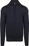 Profuomo Half Zip Pullover Merino Wool Navy  PP2J00012A-P order online | Suitable