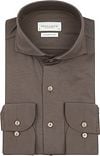 Profuomo Japanese Knitted Shirt Brown PPWH30026B-H1 order online | Suitable