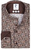 R2 Hemd Print Braun 122.WSP.042-028 kaufen | Suitable