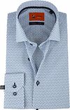 Suitable Shirt Blue Stripes Eyes Slim Fit order online | D92-07 Print eye | Suitable Lithuania