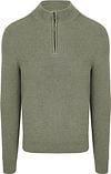 Suitable Half Zip Wool Blend Pullover Grün kaufen | PU-COWO-HZ-24 36716 Green | Suitable