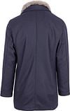 Suitable Hirsch Mantel Wool Blend Navy Product / Achterkant