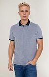 Suitable Oxford Polo Shirt Dark Blue Model / Voorkant