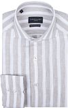 Cavallaro Chemise Trenso De Lin Rayures Beige commander en ligne | 110241022 | Suitable Luxembourg