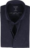 OLYMP Luxor Jersey Stretch Hemd 24/Seven Stippen Donkerblauw 122484-18 kopen | Suitable